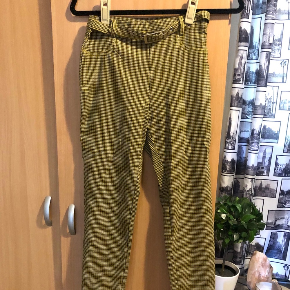 Plaid Skinny Pant